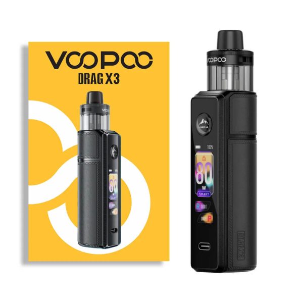 Voopoo Drag X3 Pod Mod ile 21700 pil ve PnP X coil sayesinde yoğun buhar keyfi için şimdi sipariş verin.