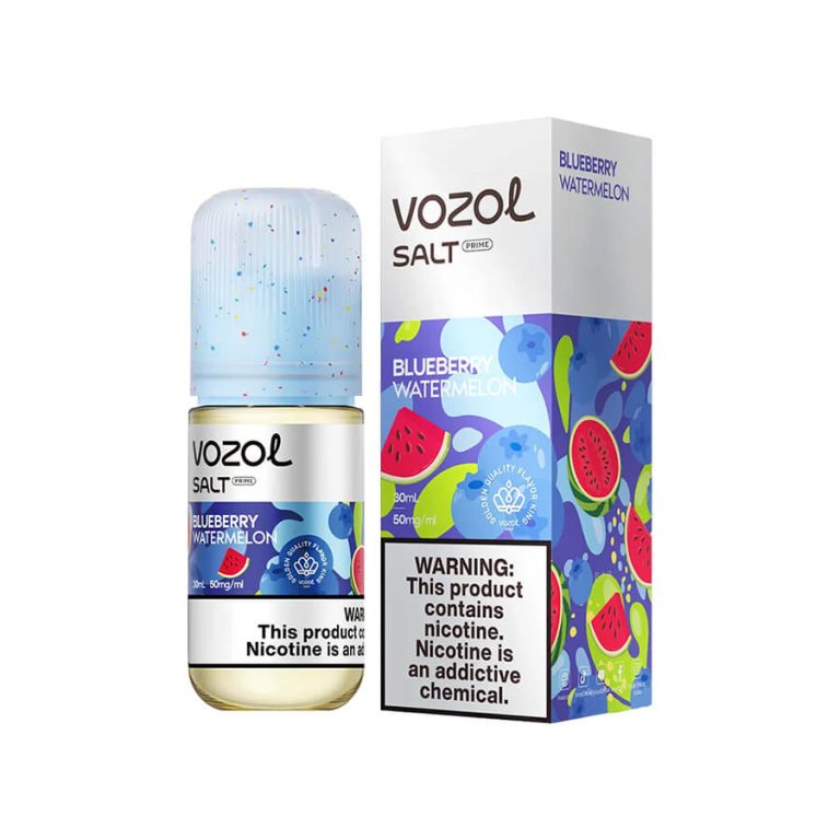 Vozol Blueberry Watermelon salt nikotin likiti ile yaban mersini ve karpuzun ferah tadını sipariş ver.