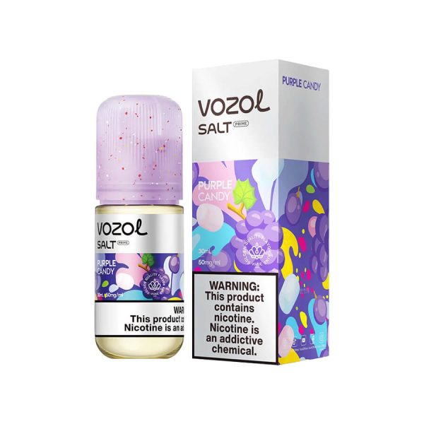 Vozol Purple Candy'nin tatlı şekerleme ve meyve aromalı salt nikotin likitini hemen sipariş ver.