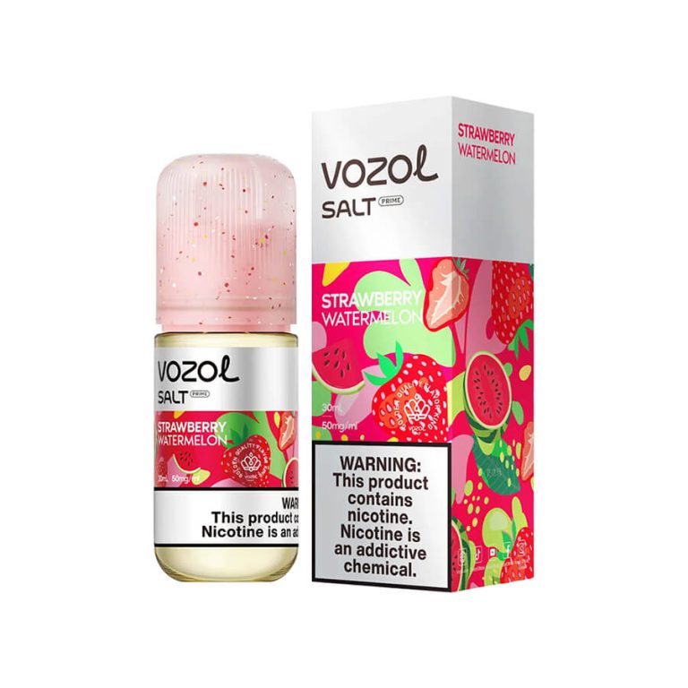 Çilek ve karpuz aromalarının ferah uyumunu sunan Vozol salt nikotin likitini hemen sipariş ver.