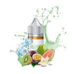 Kivi, guava ve çarkıfelek meyvesi aromalı salt nikotin likiti hemen sipariş ver.