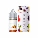Tropikal mango, papaya ve kavun aromalı Saltica Mega Melon salt likiti hemen sipariş ver.