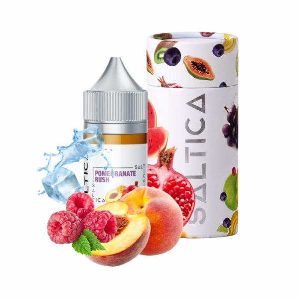 Saltica Pomegranate Rush salt nikotin ile nar ve krema lezzetini hemen sipariş ver.