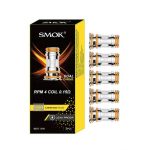 Orijinal SMOK RPM 4 5'li mesh coil setiyle salt nikotin uyumlu yüksek performansı hemen sipariş ver.